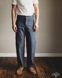 orSlow Chambray Fatigue Pants - Grape