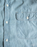 orSlow Chambray Work Shirt - Chambray Bleached
