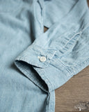 orSlow Chambray Work Shirt - Chambray Bleached