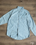 orSlow Chambray Work Shirt - Chambray Bleached
