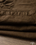 orSlow Cotton Linen Moleskin Fatigue Pants - Coffee Brown