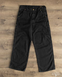 orSlow Dad's Fit Oxford Painter Pants - Black