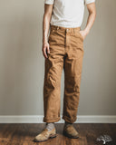 orSlow Dad's Fit Oxford Painter Pants - Brown