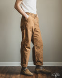 orSlow Dad's Fit Oxford Painter Pants - Brown