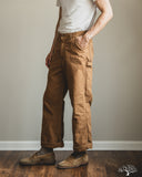 orSlow Dad's Fit Oxford Painter Pants - Brown