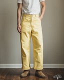 orSlow Dad's Fit Oxford Painter Pants - Egg