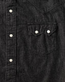 orSlow Denim Western Shirt - Black Denim