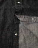 orSlow Denim Western Shirt - Black Denim