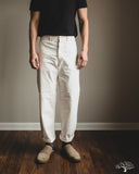 orSlow French Work Pants - Ecru