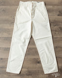 orSlow French Work Pants - Ecru