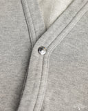 orSlow Lightweight French Terry Sweatshirt Cardigan - Heather Gray