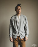 orSlow Lightweight French Terry Sweatshirt Cardigan - Heather Gray