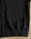 orSlow Lightweight French Terry Sweatshirt Cardigan - Navy