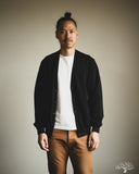 orSlow Lightweight French Terry Sweatshirt Cardigan - Navy