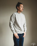 orSlow Loopwheel Crewneck Sweatshirt - Heather Grey
