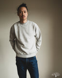 orSlow Loopwheel Crewneck Sweatshirt - Heather Grey