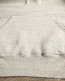 orSlow Loopwheel Hooded Sweatshirt - Heather Grey