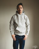 orSlow Loopwheel Hooded Sweatshirt - Heather Grey