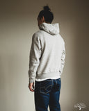 orSlow Loopwheel Hooded Sweatshirt - Heather Grey
