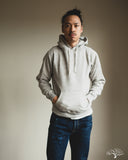 orSlow Loopwheel Hooded Sweatshirt - Heather Grey