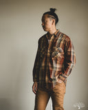 orSlow Original Check Work Shirt w/ Flap Pocket - Brown Check
