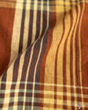 orSlow Original Check Work Shirt w/ Flap Pocket - Brown Check