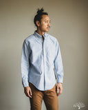 orSlow Oxford Standard Button Down Shirt - Light Blue