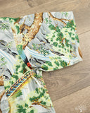 orSlow Peacock Garden Hawaiian Shirt - Green