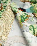 orSlow Peacock Garden Hawaiian Shirt - Green