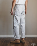 orSlow Regular Fit Brushed Serge Fatigue Pants - Ivory