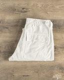 orSlow Regular Fit Brushed Serge Fatigue Pants - Ivory