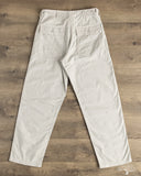 orSlow Regular Fit Brushed Serge Fatigue Pants - Ivory