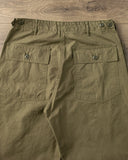 orSlow Regular Fit Fatigue Pants - Army Green Ripstop