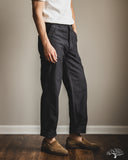 orSlow Regular Fit Fatigue Pants - Black Stone