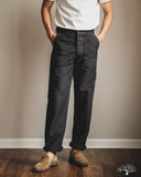 orSlow Regular Fit Fatigue Pants - Black Stone