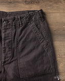 orSlow Regular Fit Fatigue Pants - Black Stone