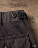 orSlow Regular Fit Fatigue Pants - Black Stone
