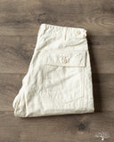orSlow Regular Fit Fatigue Pants - Ecru