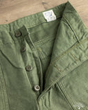 orSlow Regular Fit Fatigue Pants - Green