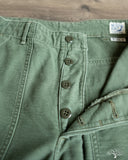 orSlow Regular Fit Fatigue Pants - Green Used