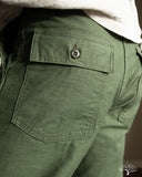orSlow Regular Fit Fatigue Pants - Green