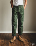 orSlow Regular Fit Fatigue Pants - Green