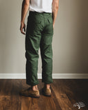 orSlow Regular Fit Fatigue Pants - Green