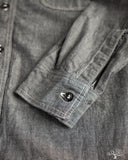 orSlow Relaxed Fit Chambray Work Shirt - Black
