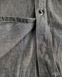 orSlow Relaxed Fit Chambray Work Shirt - Black