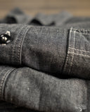 orSlow Relaxed Fit Chambray Work Shirt - Black