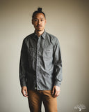 orSlow Relaxed Fit Chambray Work Shirt - Black