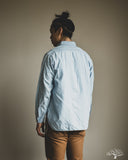 orSlow Relaxed Fit Chambray Work Shirt - Chambray Bleach