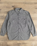 orSlow Relaxed Fit Chambray Work Shirt - Gray