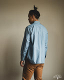 orSlow Relaxed Fit Chambray Work Shirt - Hickory